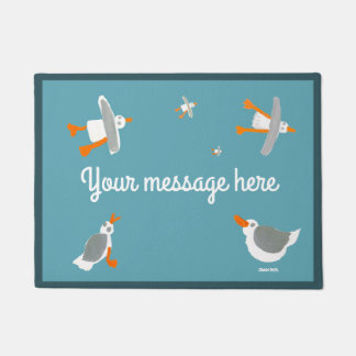 ジョンのダイアーのコーニッシュのカモメの玄関マット ドアマット