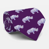 ジョンのダイアーの紫色のサイのタイ ネクタイ (ロール)