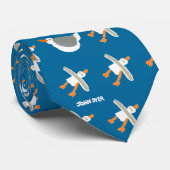ジョンのダイアーの芸術のカモメのタイのコーニッシュの海の青 ネクタイ (ロール)