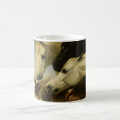 ジョンのニシンを絵を描いている最高傑作の馬及び鳩 コーヒーマグカップ (中央)