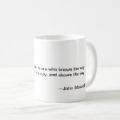 ジョンのマックスウェルのリーダーシップのマグ コーヒーマグカップ (正面右)