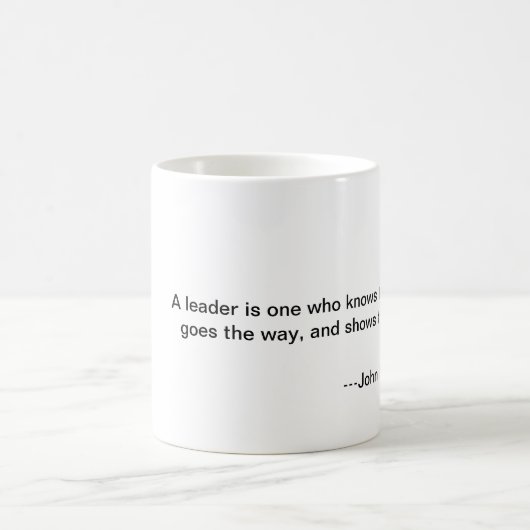 ジョンのマックスウェルのリーダーシップのマグ コーヒーマグカップ (中央)