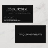 ジョンの嵐の名刺 名刺 (正面/裏面)
