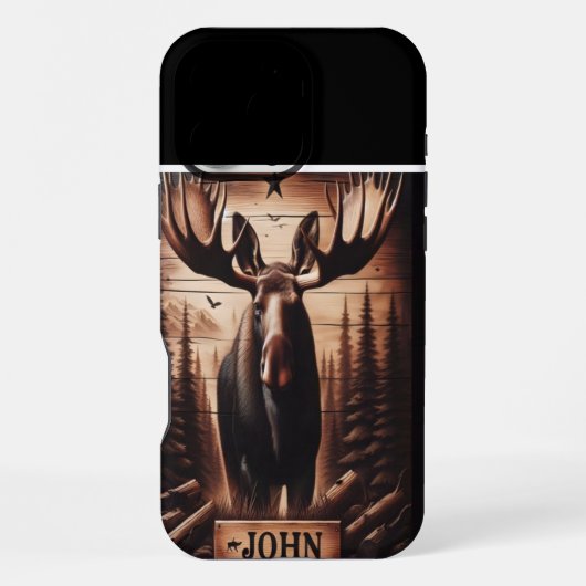 ジョンの森のムース iPhoneケース (裏面)