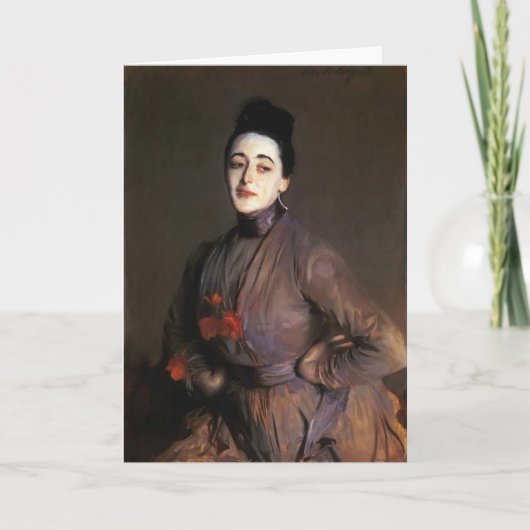 ジョンの歌手のSargent-の植物相Priestley カード (正面)