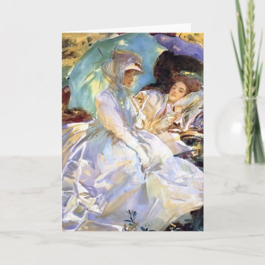 ジョンの歌手のSargent- Simplonのパス。 読むこと カード (正面)