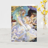 ジョンの歌手のSargent- Simplonのパス。 読むこと カード (黄色い花)