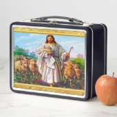 ジョンの10:7 - 21私はよい羊飼いです メタルランチボックス (インサイチュ)