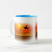 ジョンの13:34愛互いマグ ツートーンマグカップ (正面左)