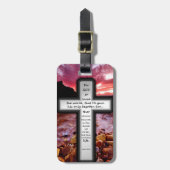 ジョンの3:16のギフト ラゲッジタグ (正面縦)