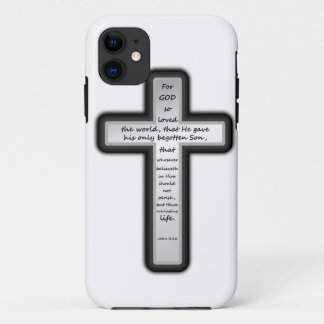 ジョンの3:16の十字だけ iPhone 11 ケース
