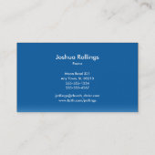 ジョンの3:16 -キリストの教会 名刺 (裏面)