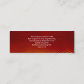 ジョンの3:16 -クリスチャン スキニー名刺 (裏面)