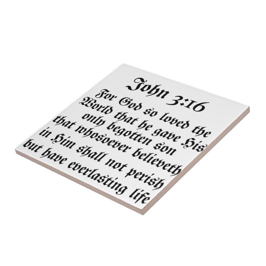 ジョンの3:16 タイル (側面)