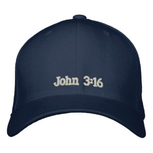 ジョンの3:16 刺繍入りキャップ