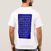 ジョンの3:16 - 17 Tシャツ (裏面)
