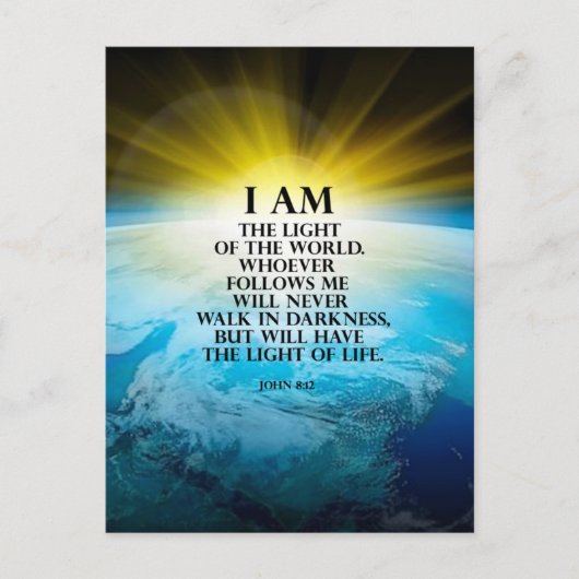 ジョンの8:12 ポストカード (正面)