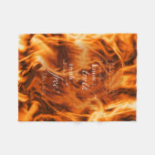 ジョンの8:31 - 32 フリースブランケット (正面(横))