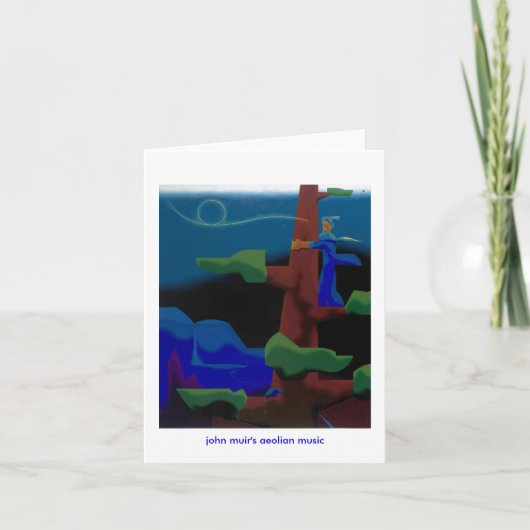 ジョンのmuirのアイオリス音楽- notecard カード (正面)