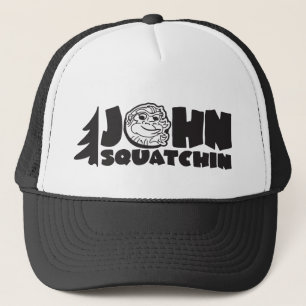 ジョンのsquatchinのトラック運転手 キャップ