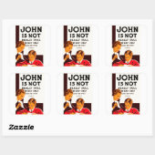 ジョンはあまり退屈ではない スクエアシール (シート)