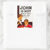 ジョンはあまり退屈ではない スクエアシール (バッグ)