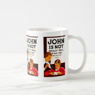 ジョンは実際に鈍くないです コーヒーマグカップ