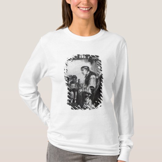 ジョンは彼の家の教授子供を打ち砕きます Tシャツ (正面)