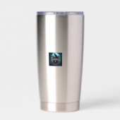 ジョンは暗いタンブラーの後に生きる 保温保冷タンブラー (背面)