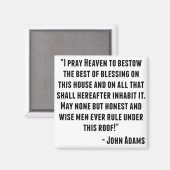 ジョンアダムス引用文 マグネット (正面/裏面)