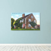 ジョンアルデンハウスの外観 キャンバスプリント (インサイチュ (ウッドフロア))