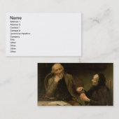 ジョンアンダーソン、私のJo 1894年(キャンバスの油) 名刺 (正面/裏面)