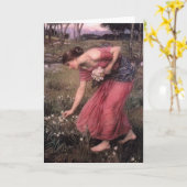 ジョンウィリアムのウォーターハウスのスイセン カード (黄色い花)