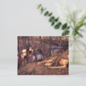 ジョンウィリアムのウォーターハウスNaiad ポストカード (スタンド正面)