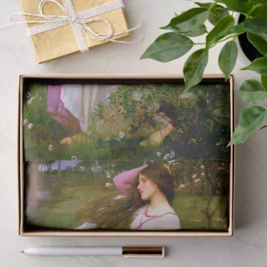 ジョンウィリアムウォーターハウスウィンドフラワーズウィンドスイープ 薄葉紙 (ギフト)