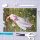 ジョンウィリアムウォーターハウスウィンドフラワーズウィンドスイープ 薄葉紙 (クラフト)