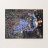 ジョンウィリアムウォーターハウスオフェリア ジグソーパズル (横)