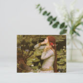 ジョンウィリアムウォーターハウスオフェリア ポストカード (スタンド正面)