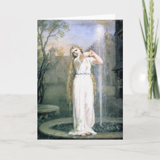 ジョンウィリアムウォーターハウスオンディーン カード (正面)