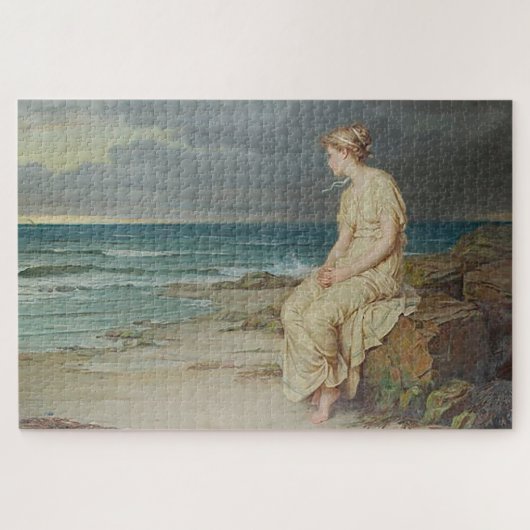 ジョンウィリアムウォーターハウスミランダ絵画ズ ジグソーパズル (横)