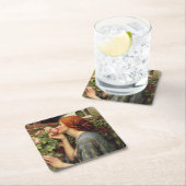 ジョンウィリアムウォーターハウス スクエアペーパーコースター (インサイチュ)