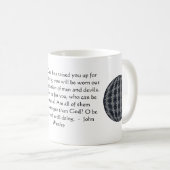 ジョンウェスリーインスピレーション引用文ウィズアメージングデザイン コーヒーマグカップ (正面右)