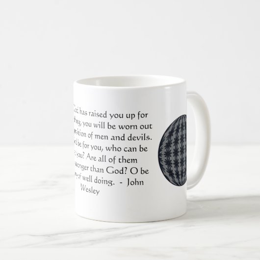 ジョンウェスリーインスピレーション引用文ウィズアメージングデザイン コーヒーマグカップ (正面右)
