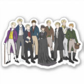 ジョンキル・ブラザーズカスタムのビニールカットシール シール (正面)