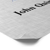 ジョンキンシーアダムス愛国宗教引用文 ポスター (角)