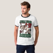 🎄ジョングルホースロデオTシャツ - ウエスタンクリスマス Tシャツ (正面フル)