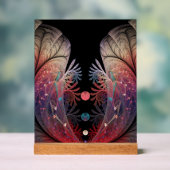 ジョングレージ抽象芸術モダンファンタジーフラクタル アクリルサイン (ニュートラル)