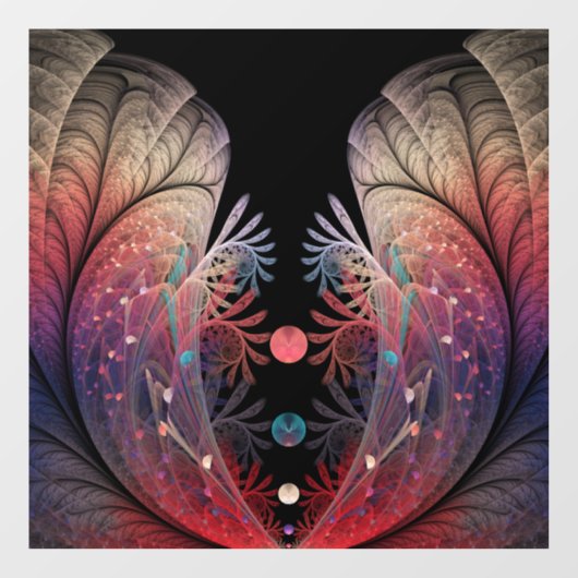 ジョングレージ抽象芸術モダンファンタジーフラクタル ウィンドウサイン (シート)