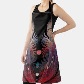 ジョングレージ抽象芸術モダンファンタジーフラクタル エプロン (インサイチュ)