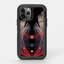 ジョングレージ抽象芸術モダンファンタジーフラクタル オッターボックスディフェンダーiPhone 11 PROケース